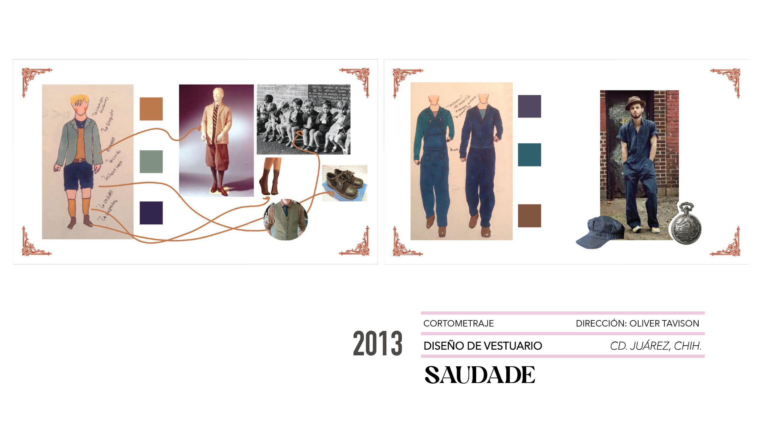 BOCETOS VESTUARIO SAUDADE